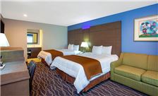 Travelodge Anaheim Inn and Suite, Anaheim, California - Double Queen Size Beds